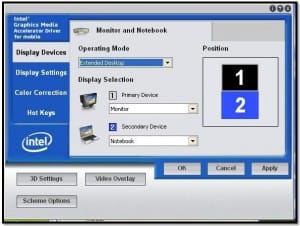 Display Twin Screens