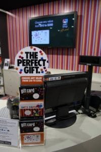 Digital Signage Behind the Counter to show promotions