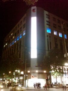 Telstra building in Melbourne