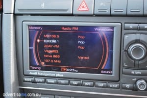 audi a4 lcd screen