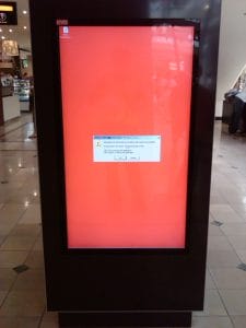 Digital Signage gone wrong Digital Signage gone wrong