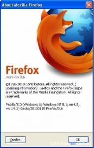 Firefox version 3.6