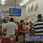 Digital Signage Supermarket Miami Florida USA