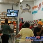 Digital Signage Supermarket in Miami Florida USA