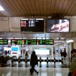 Digital Signage Sapporo JR Station