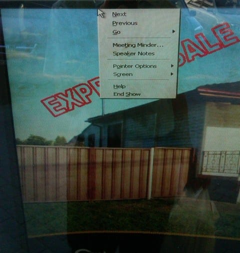 Digital Signage Power Point in Real Estate