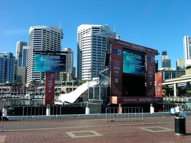 fifa world cup led screens darling harbour