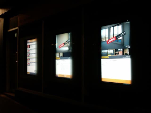 digital signage real estate