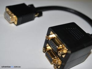 2 way VGA cable