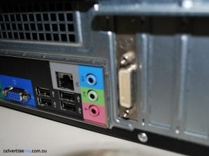 VGA video with dual video output