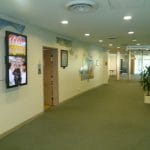 digital signage hospital conference room