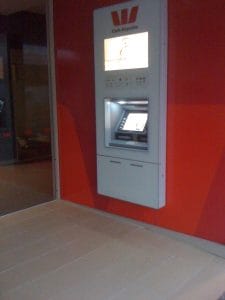 Westpac ATM digital signage