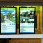 bach real estate digital signage