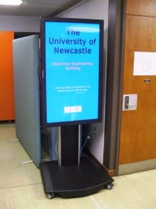 University of Newcastle Digital Signage