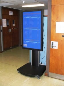 University of Newcastle Digital Signage