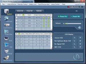multiple display control status