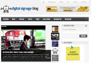 digitalsignageblog homepage