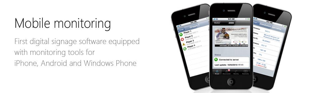 Web Signage Mobile App