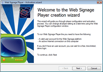 web signage wizard player