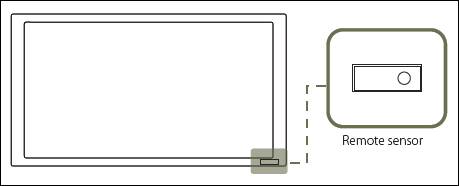 remote sensor position