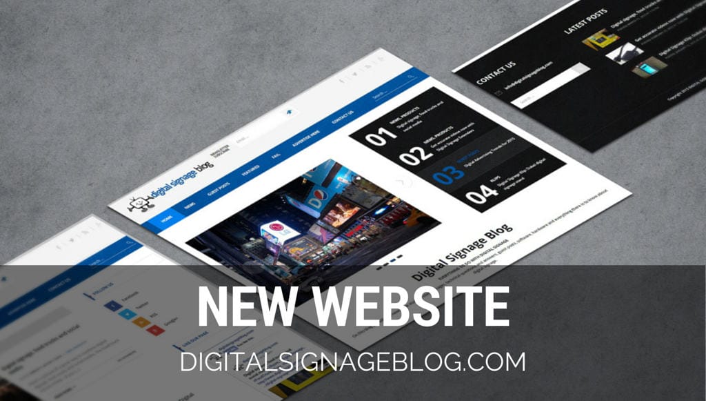 Digital Signage Blog New Website