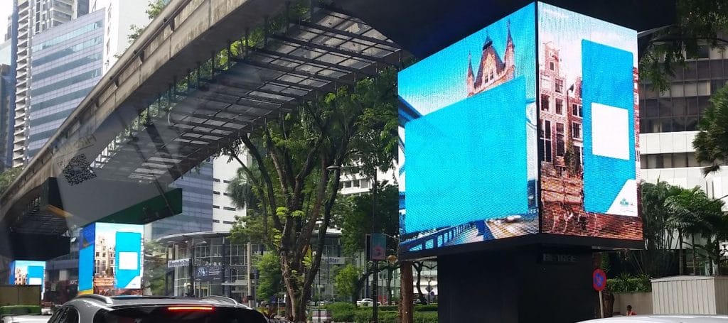 Digital Signage Malaysia LED pillars