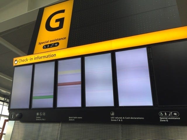 Digital Signage Fail - Lets Fly Away 10
