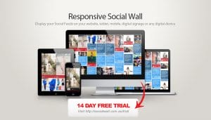 Social Wall Responsive