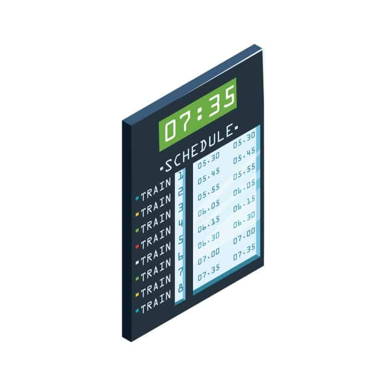 Digital Signage - Timetable Open Data
