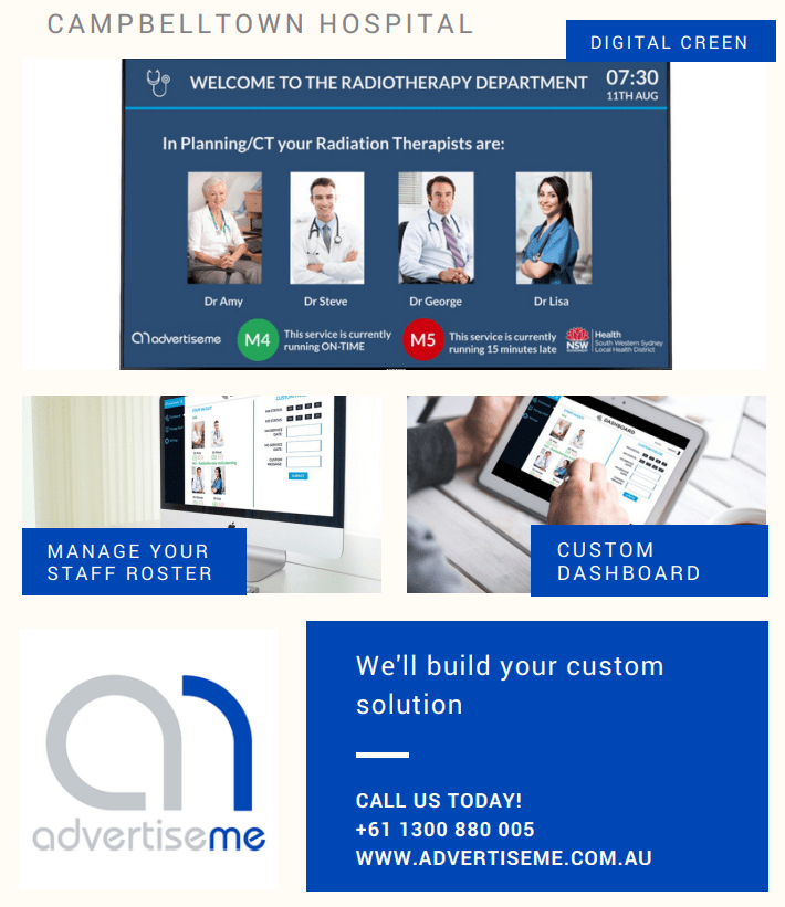 Digital Signage Blog - Digital Medical Board by Advertise Me