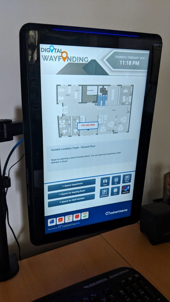 Digital Wayfinding Solutions Reception Desk Kiosk (4)