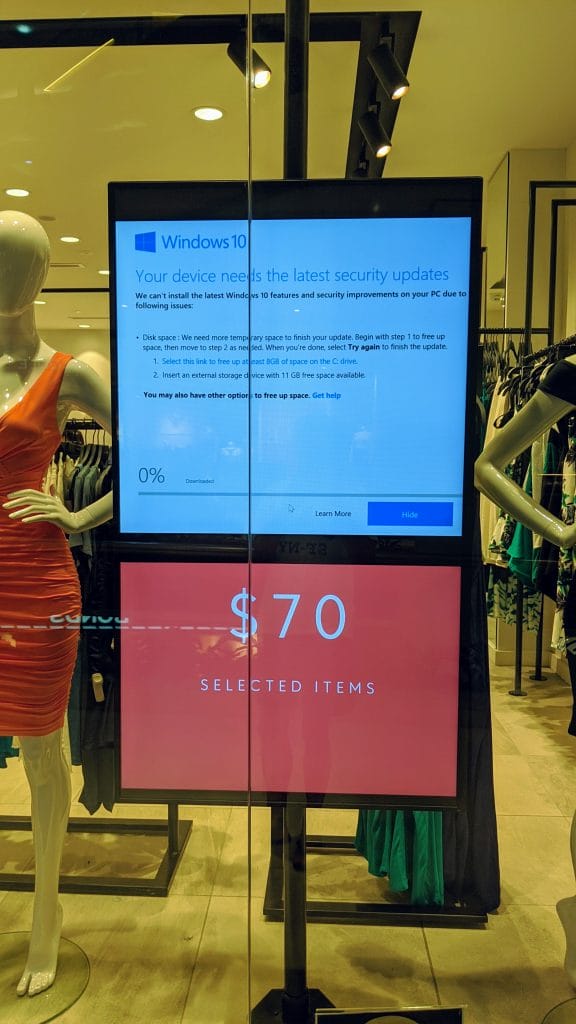 Digital Signage Blog - Fail Windows 10 Updates
