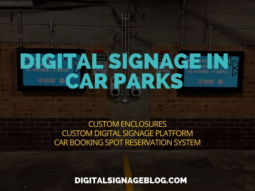 Digital Signage Blog - Digital Signage Solution Car-park module City Canterbury Bankstown Council. header