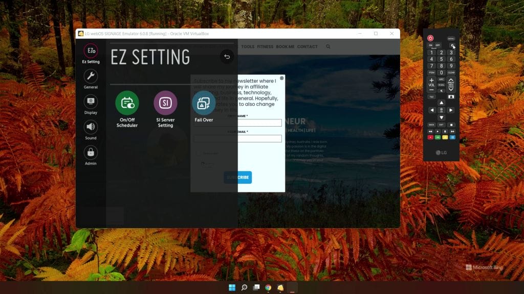Digital Signage Blog - DIGITAL SIGNAGE LG WEBOS SOFTWARE AND EMULATOR SI server settings