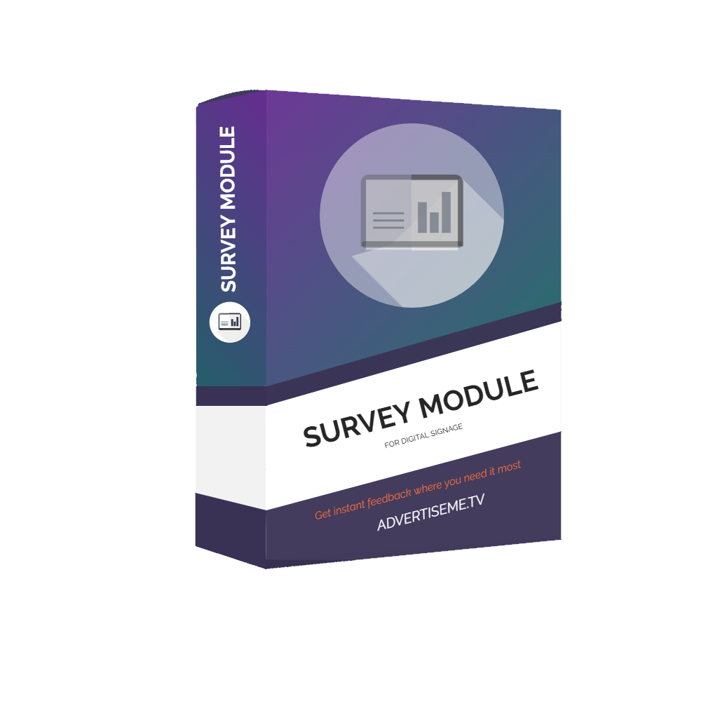 SURVEY MODULE FOR DIGITAL SIGNAGE