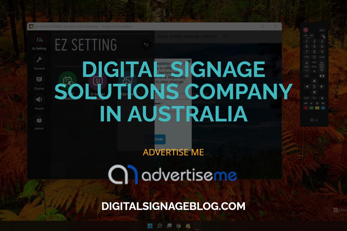 Digital Signage Blog - DIGITAL SIGNAGE SOLUTIONS COMPANY IN AUSTRALIA header