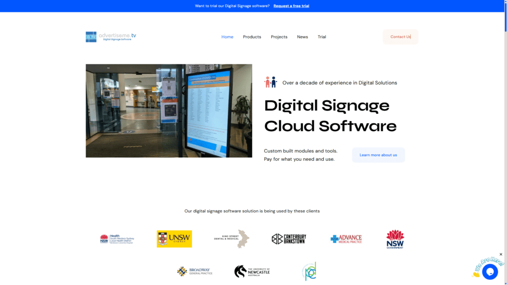 Digital Signage Software Solutions - Advertise Me TV - Digital Signage Software